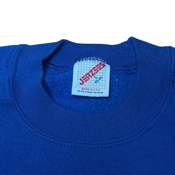 Vintage 80s College Sorority Fraternity Sweatshirt Large - Picture 4 of 5